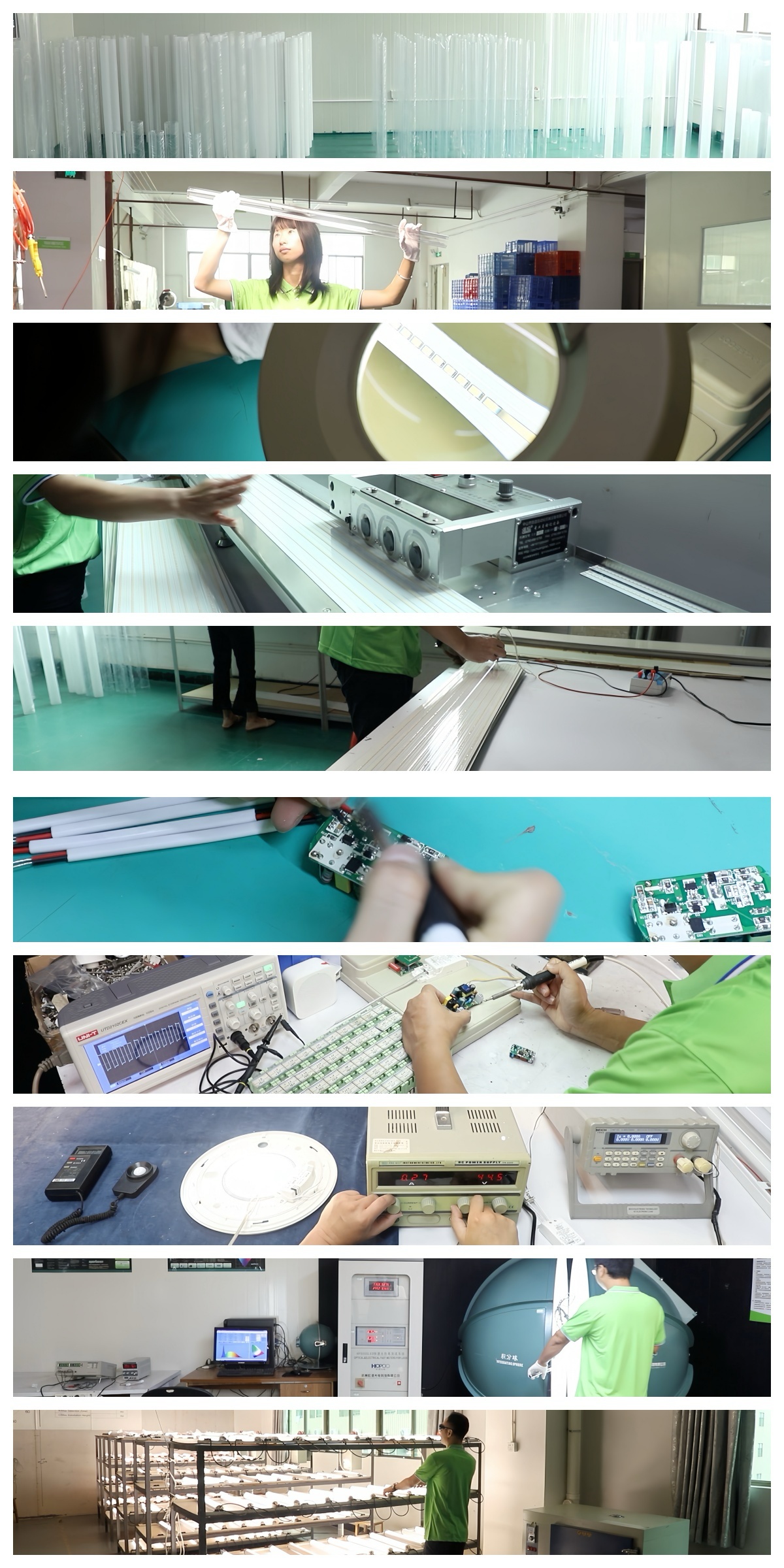 Quality Control Light Frame Quality Assurance & Testing for LED Luminaires