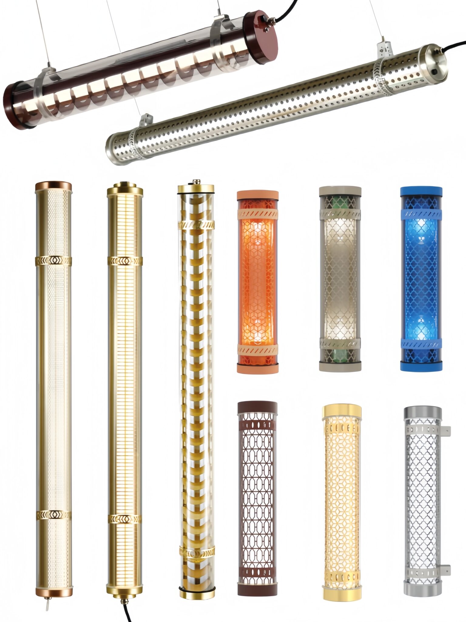 OEM ODM Architectural Decorative Tubular LED Lights for architectural and hospitality lighting.