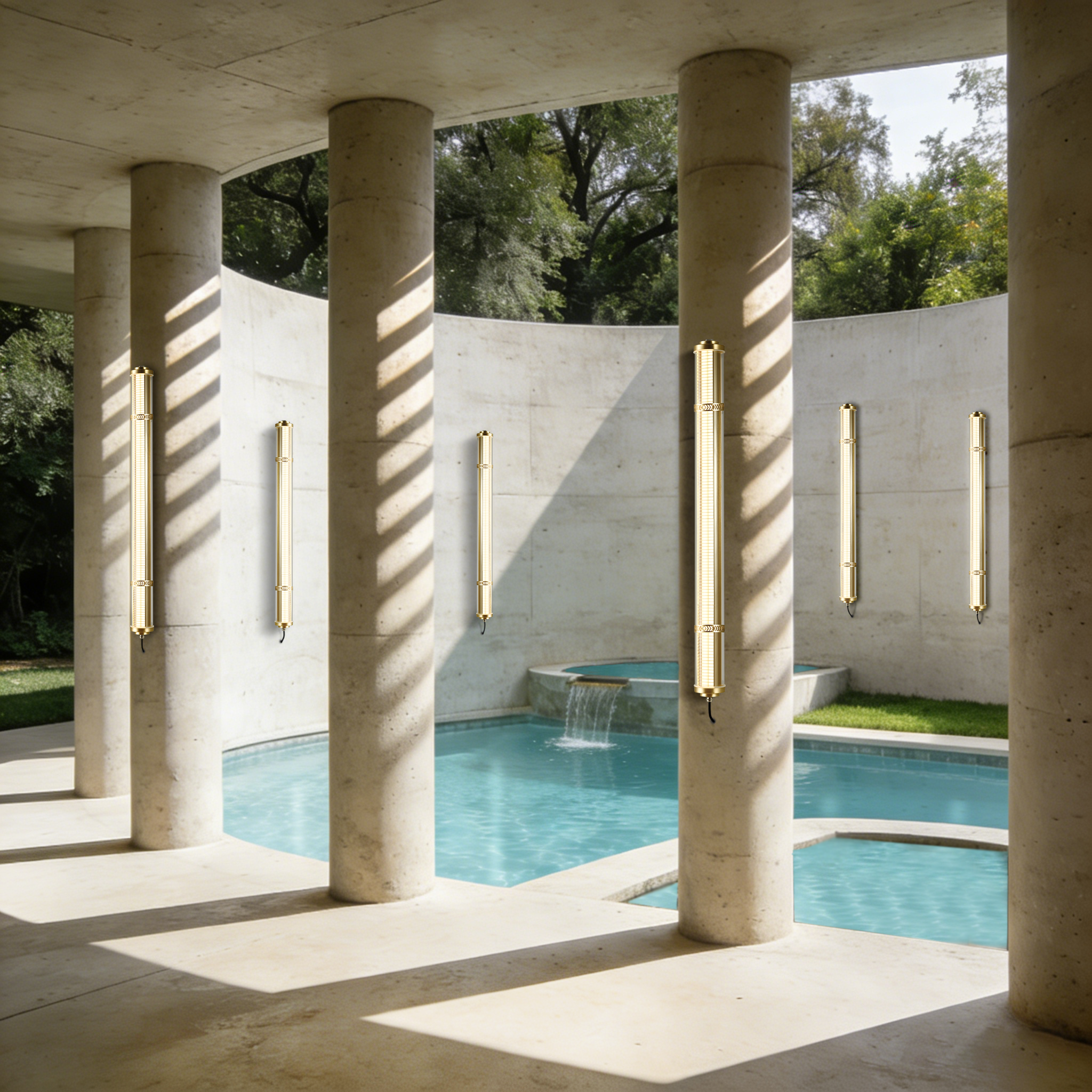 MANI Architecture tubular light IP67 IK10 for commercial and architectural applications