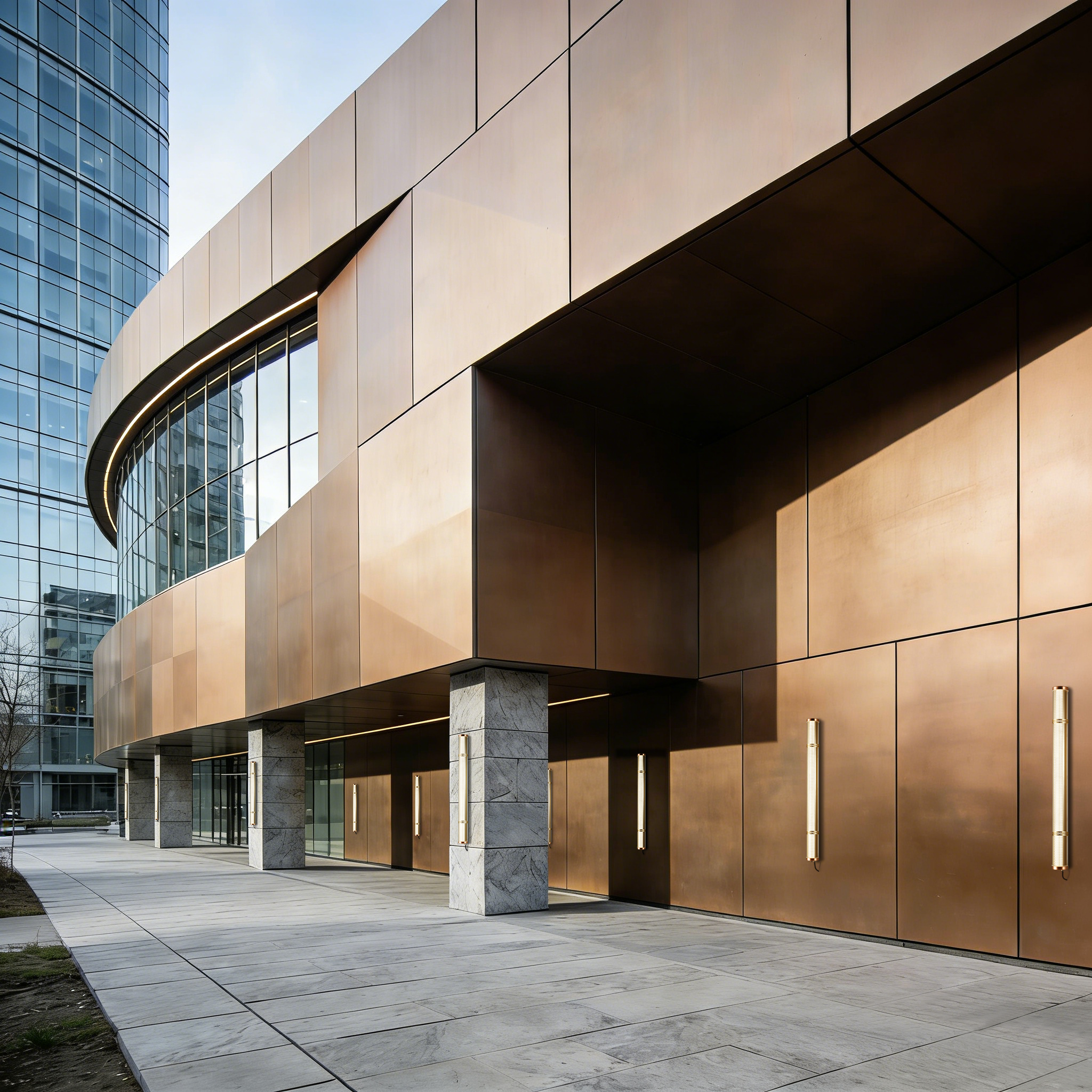 MANI Architecture tubular light IP67 IK10 for commercial and architectural applications