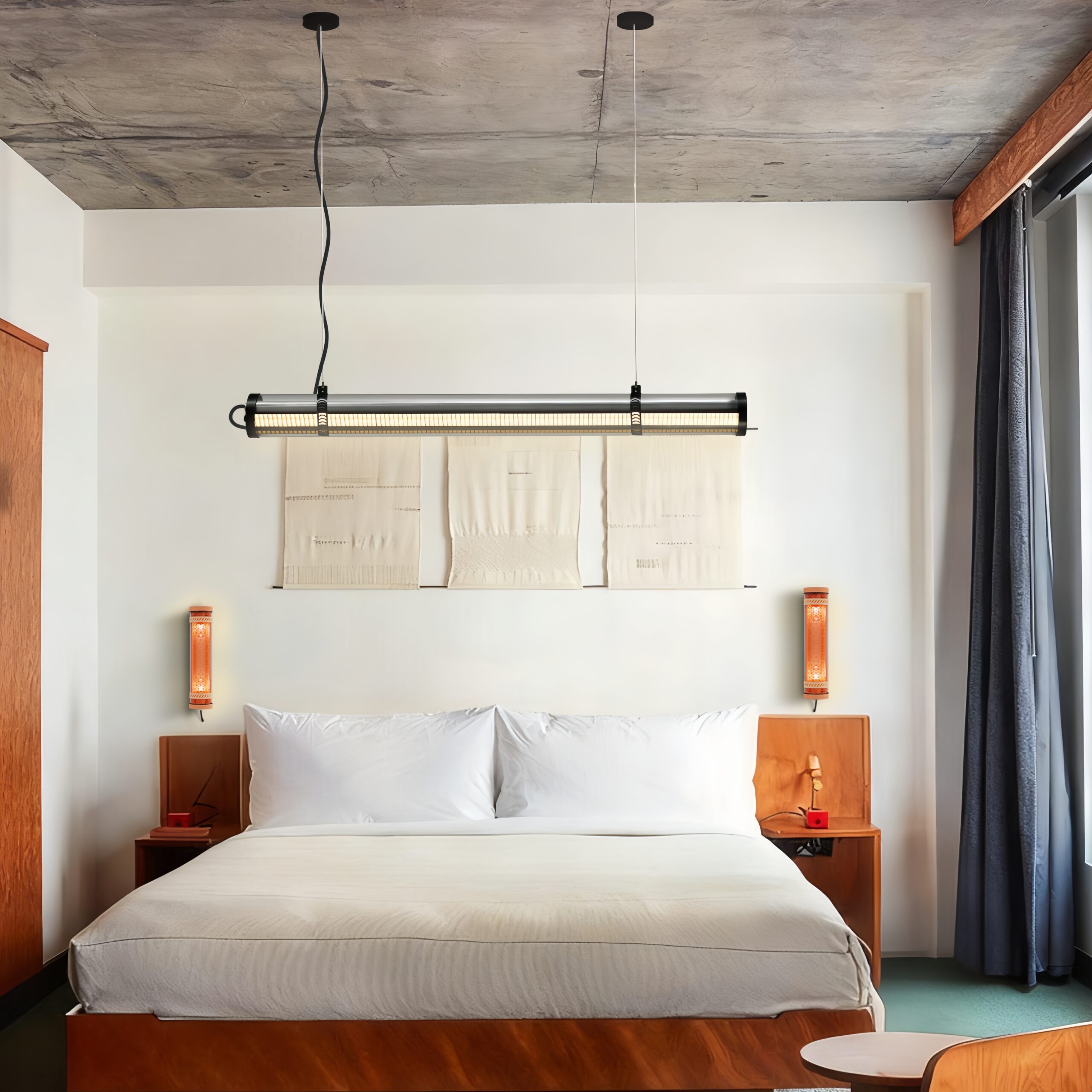 MANI Architectural tubular luminaire IP67 IK10 for wall mounted, ceiling mounted and suspended installation