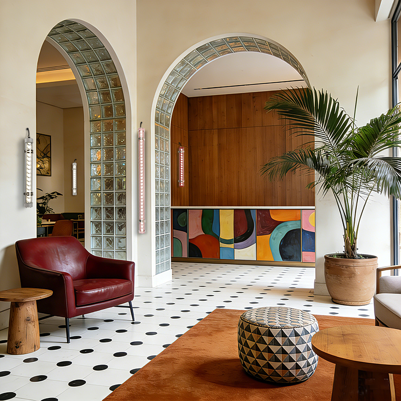 MANI architecture tubular different colors and finishes