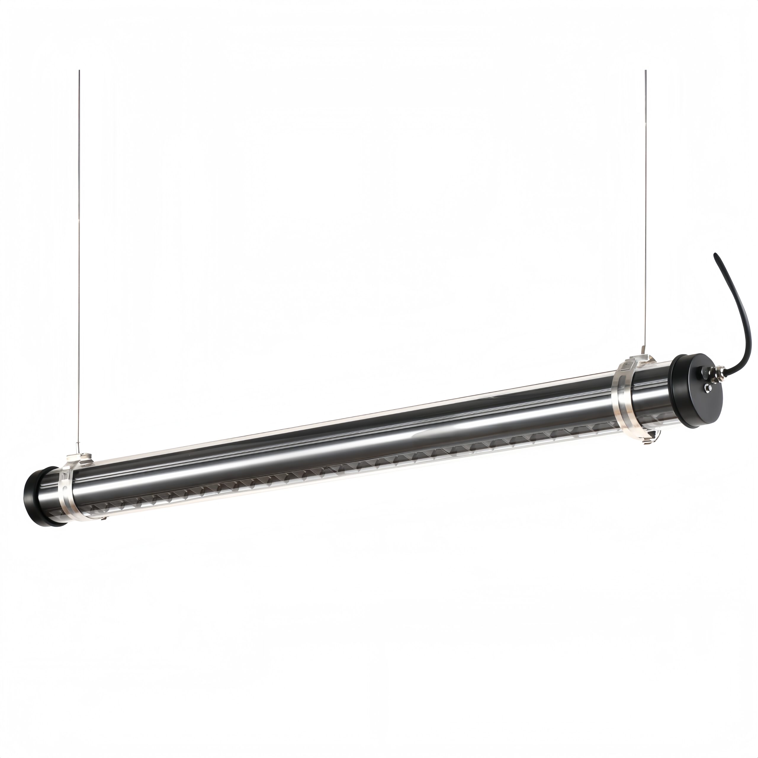 IP67 IK10 tubular LED bracket luminaire for indoor and outdoor architectural applications, available in Ø45mm and Ø70mm