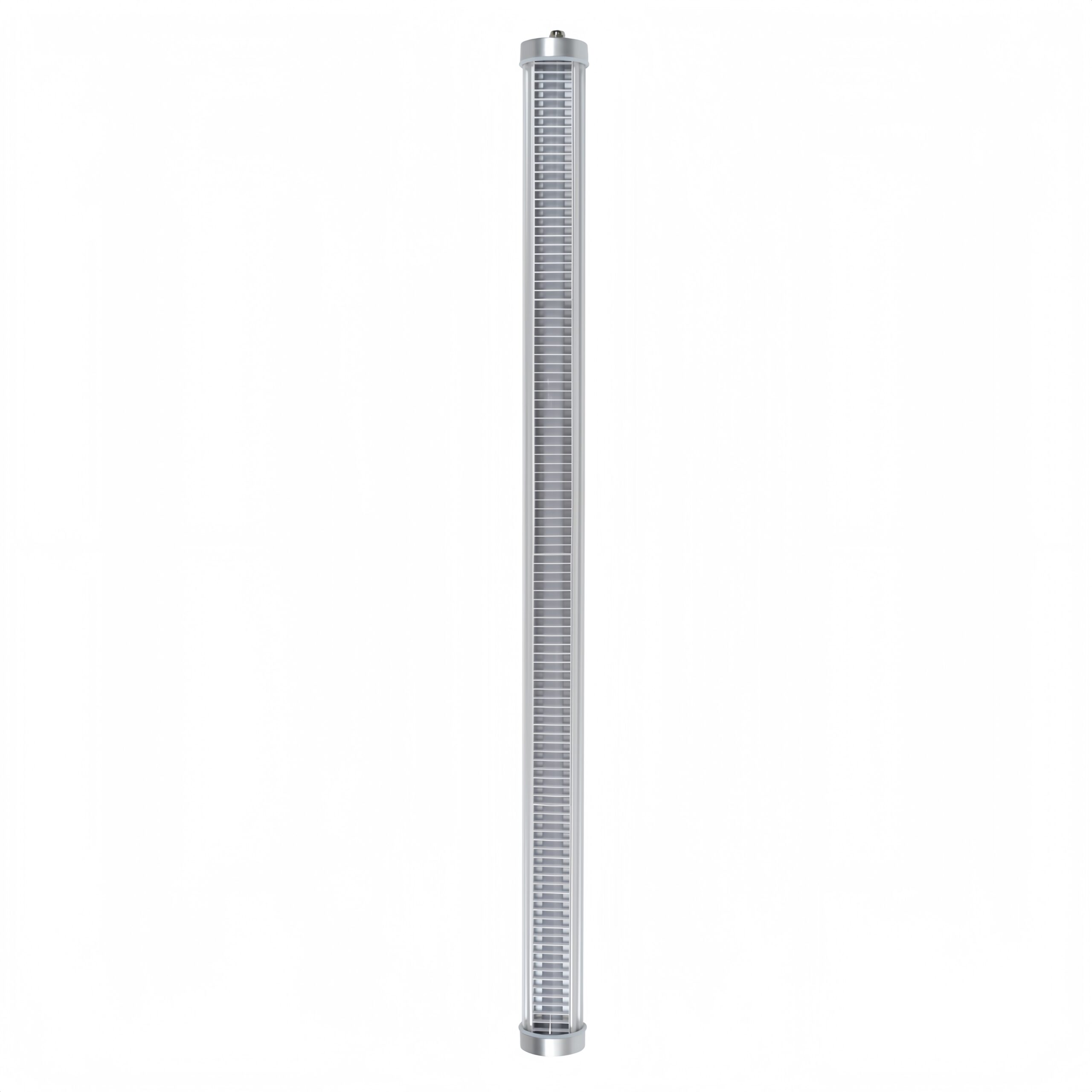 Architectural tubular LED luminaire with engineered honeycomb geometry for glare reduction