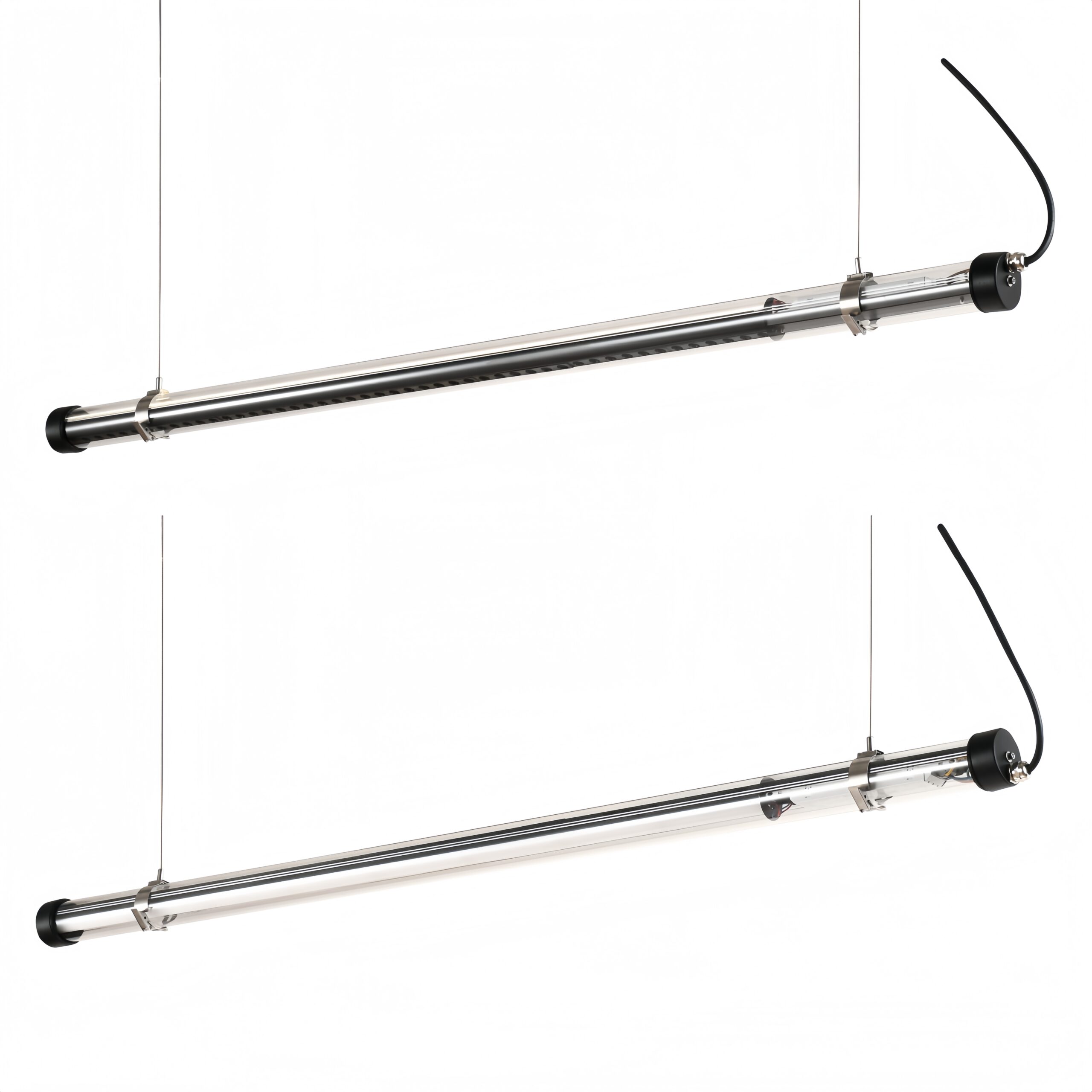 IP67 IK10 tubular LED bracket luminaire for indoor and outdoor architectural applications, available in Ø45mm and Ø70mm