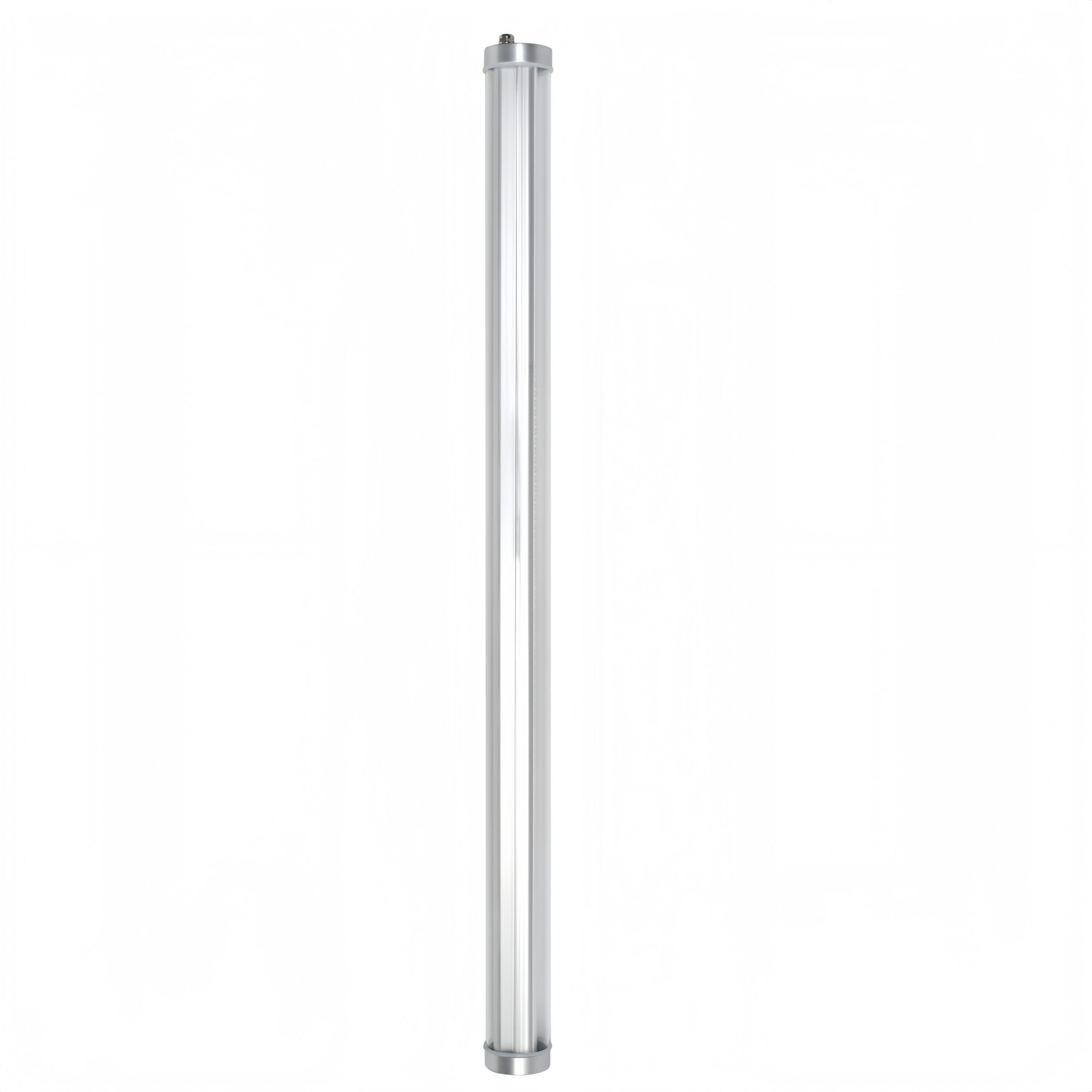 Architectural tubular LED luminaire with opal PC diffuser for continuous light output