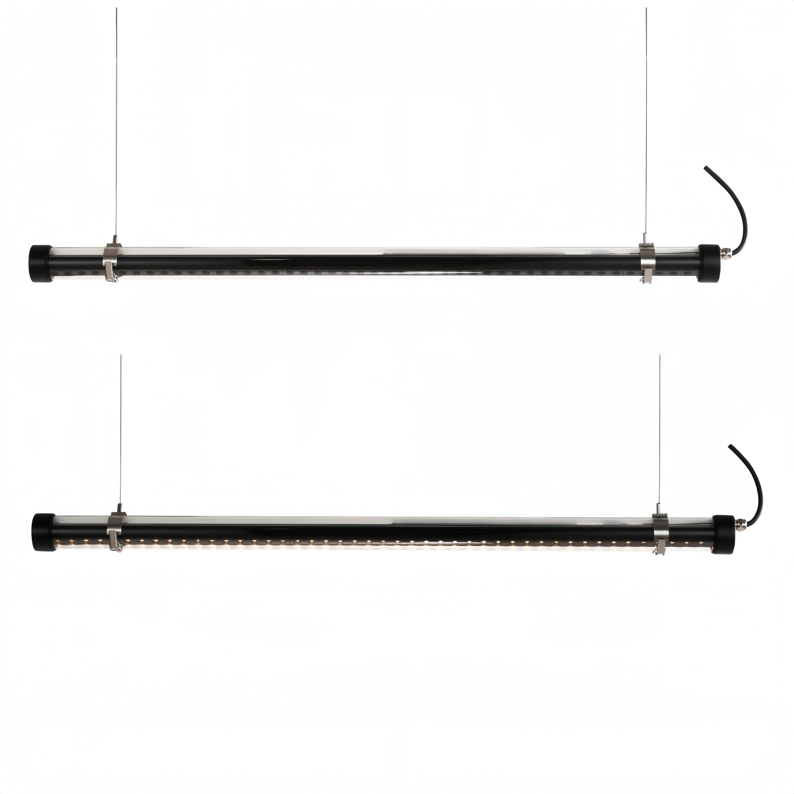 IP67 IK10 tubular LED bracket luminaire for indoor and outdoor architectural applications, available in Ø45mm and Ø70mm