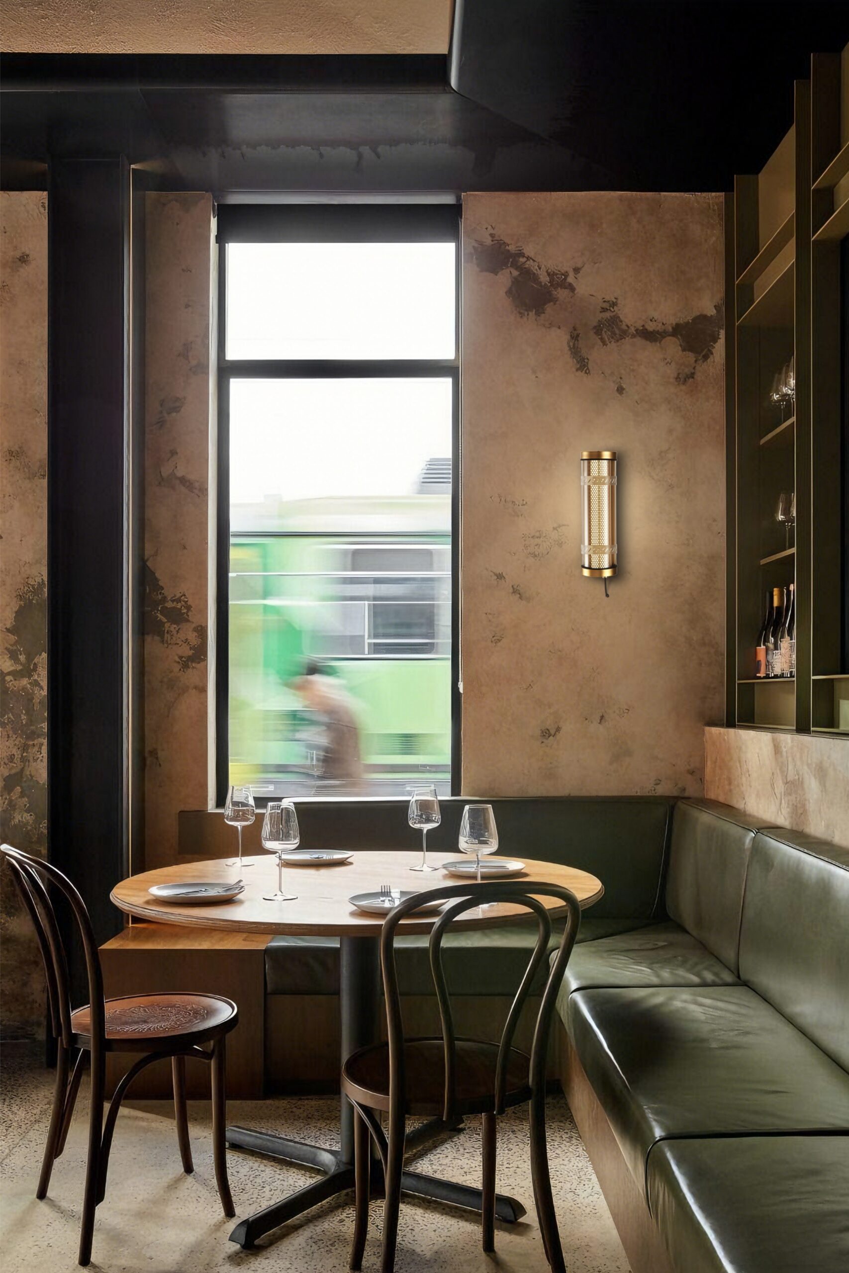 Arno IP67 IK10 architectural tubular wall lights installed on an outdoor building façade for long-term weather-resistant lighting