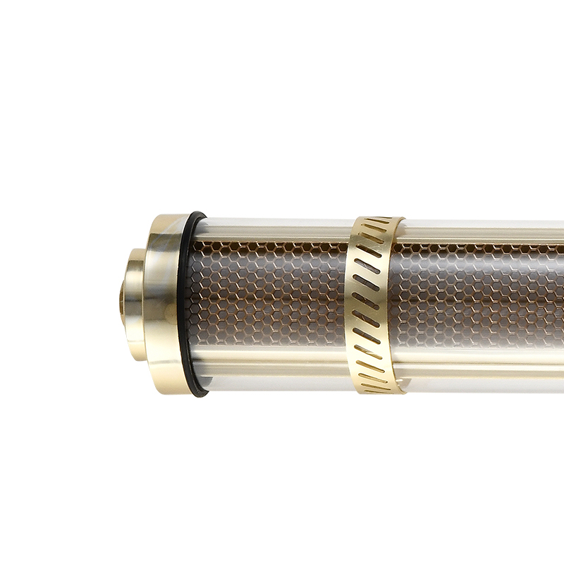 Verona tubular luminaire featuring honeycomb grille for controlled light distribution and glare reduction