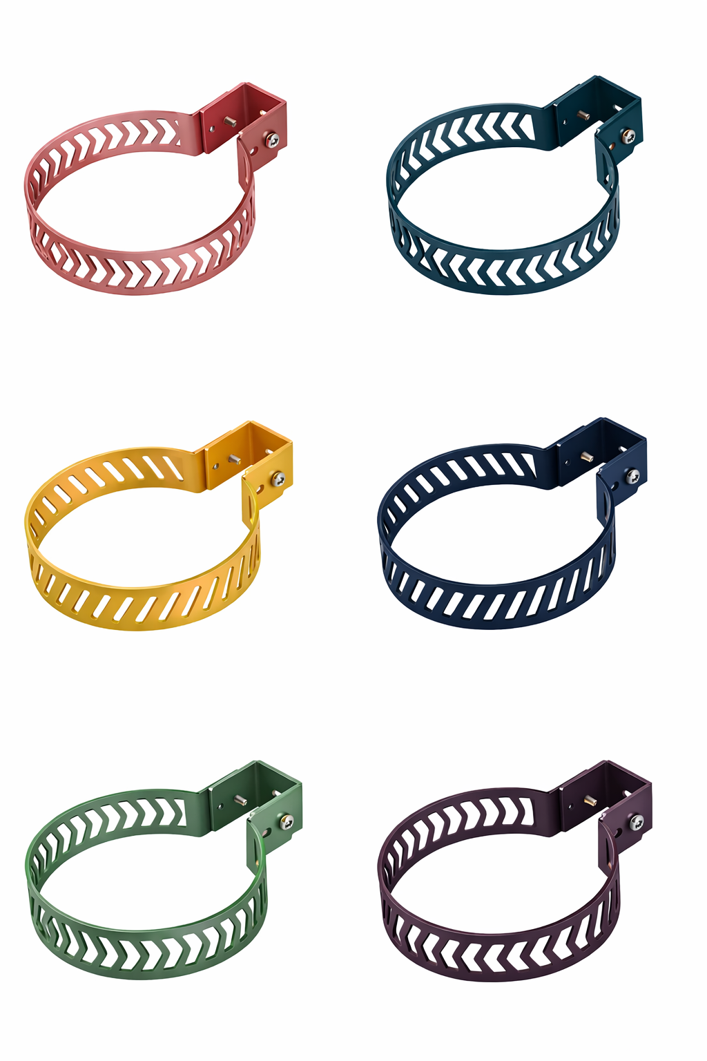 different styles and colors mounting brackets