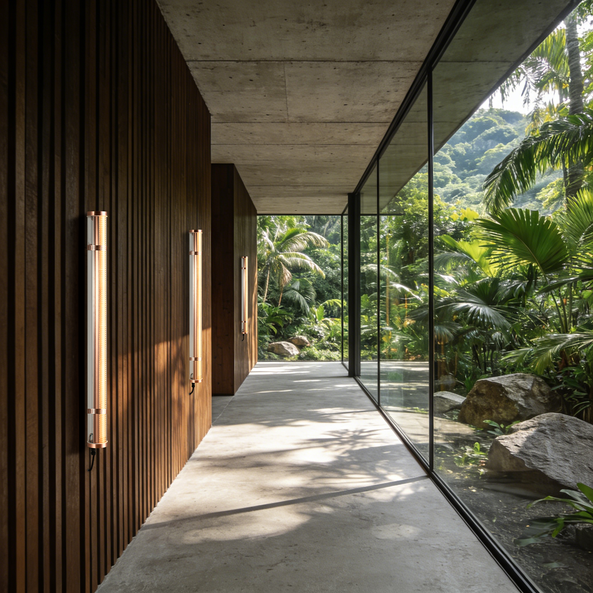 MANI Architecture tubular light IP67 IK10 for commercial and architectural applications