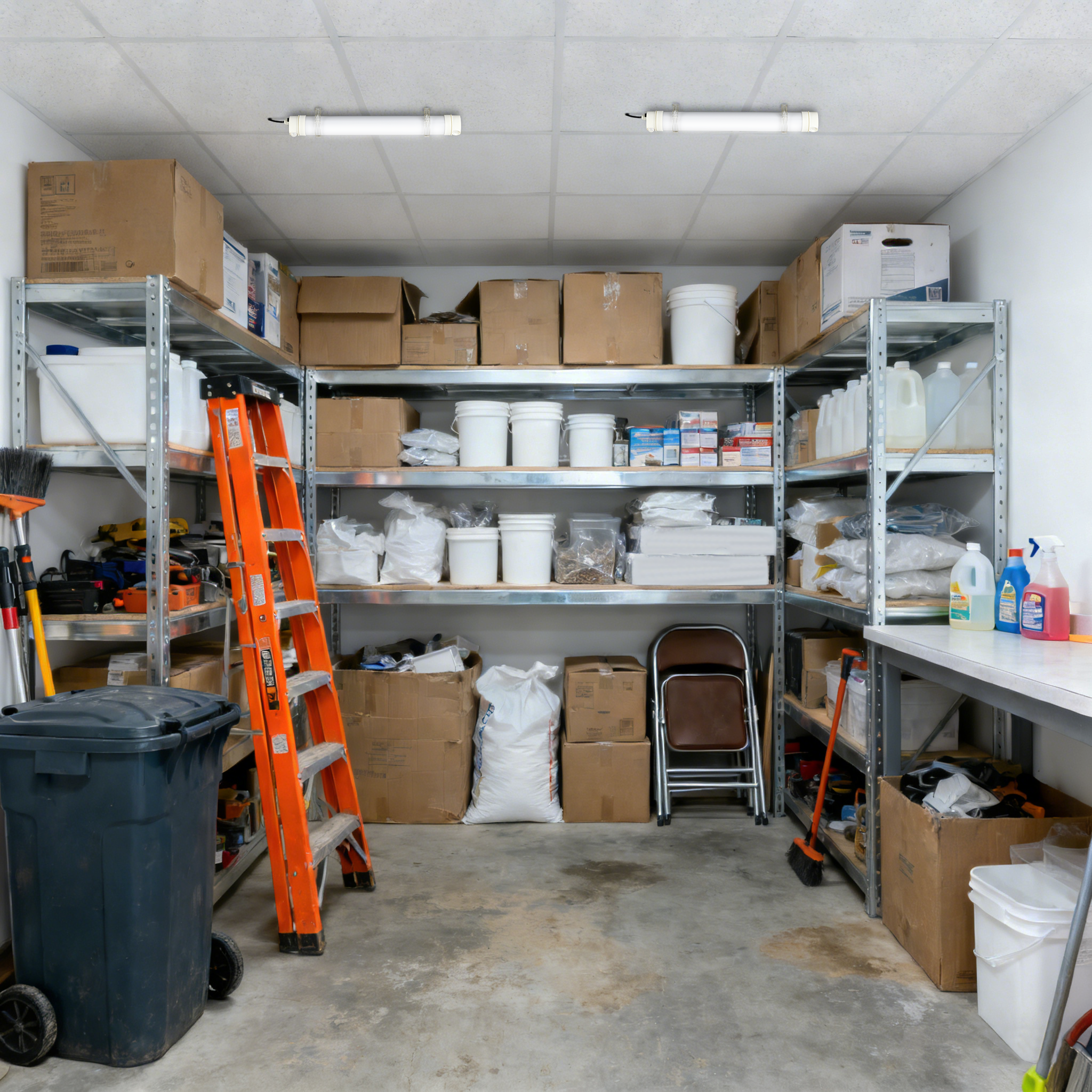 MANI IP65 IK10 Tri-Proof Tubular with PIR sensor use in warehouse