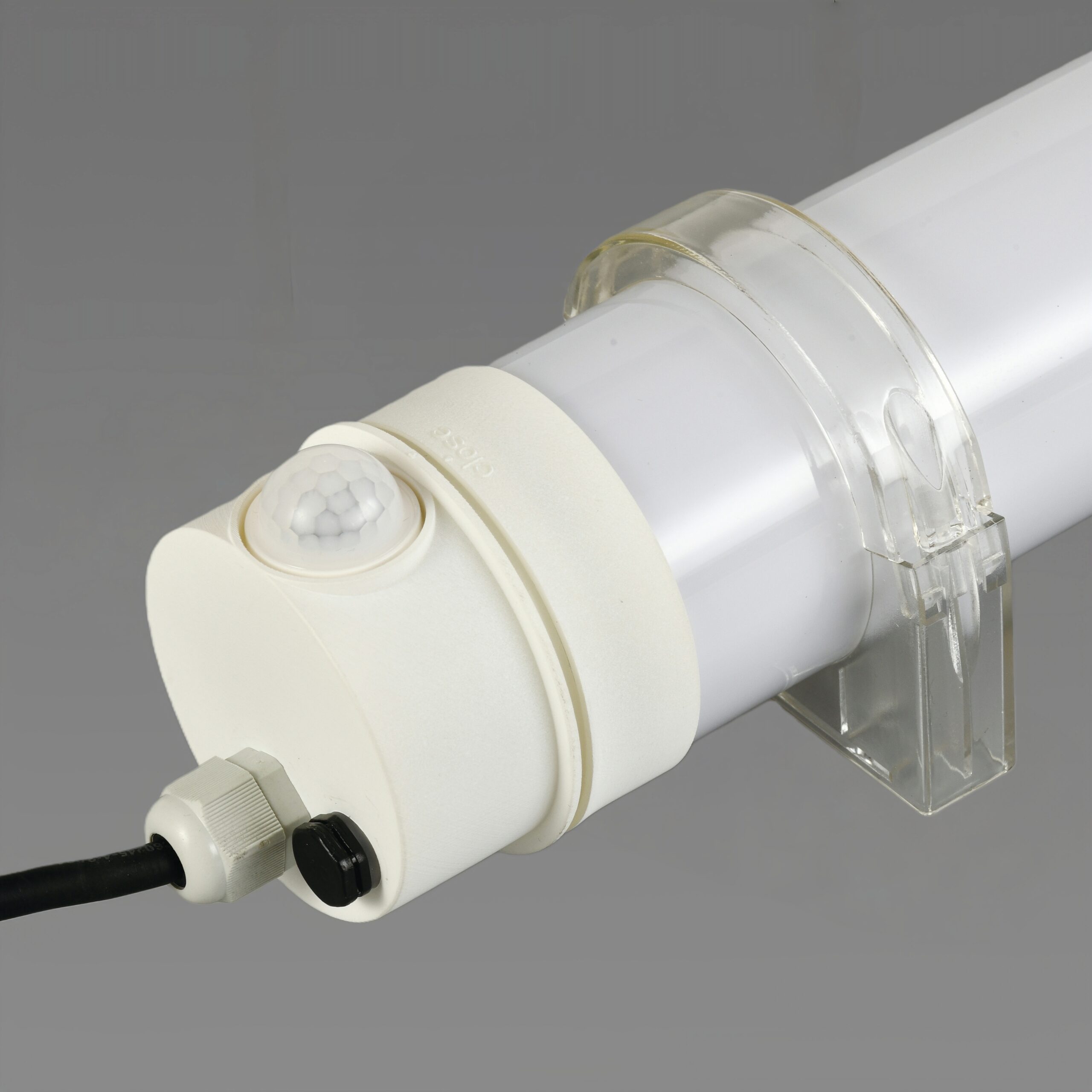 MANI IP65 IK10 tubular LED light with PIR sensor