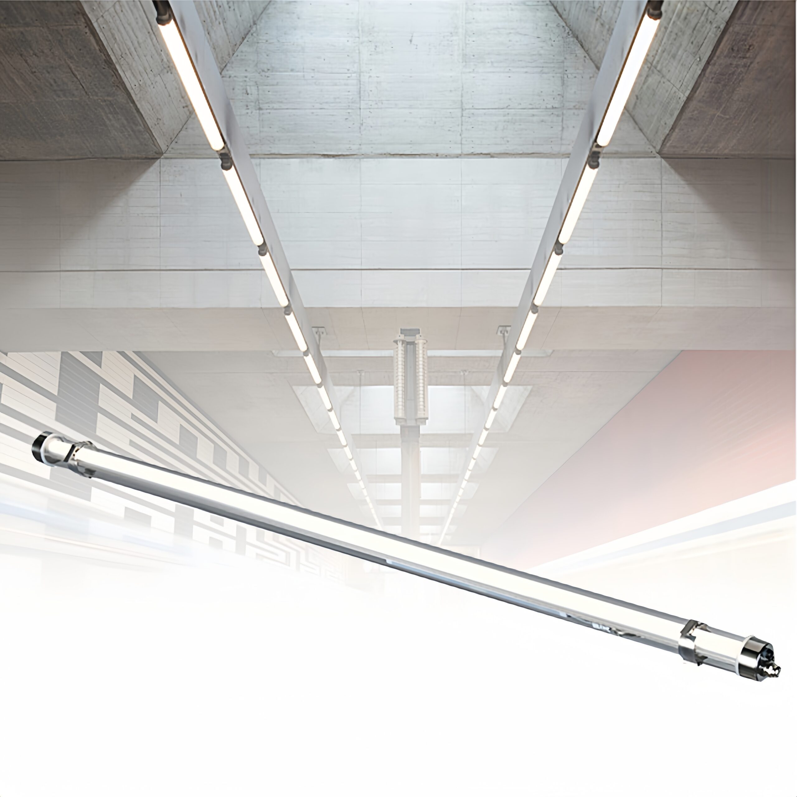 With a diameter of only Ø45 mm, the luminaire is specifically designed for narrow and confined spaces