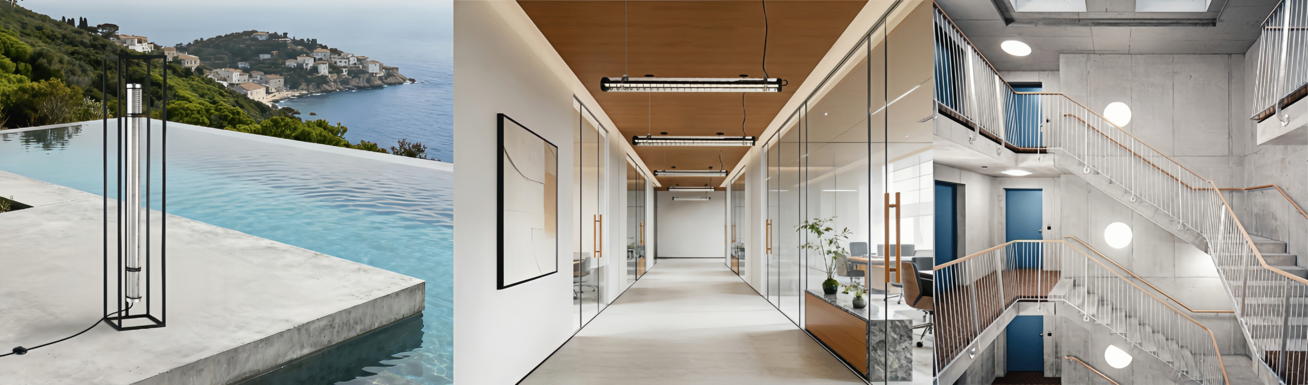 Designer LED tubular lights for industrial, commercial and architectural lighting projects