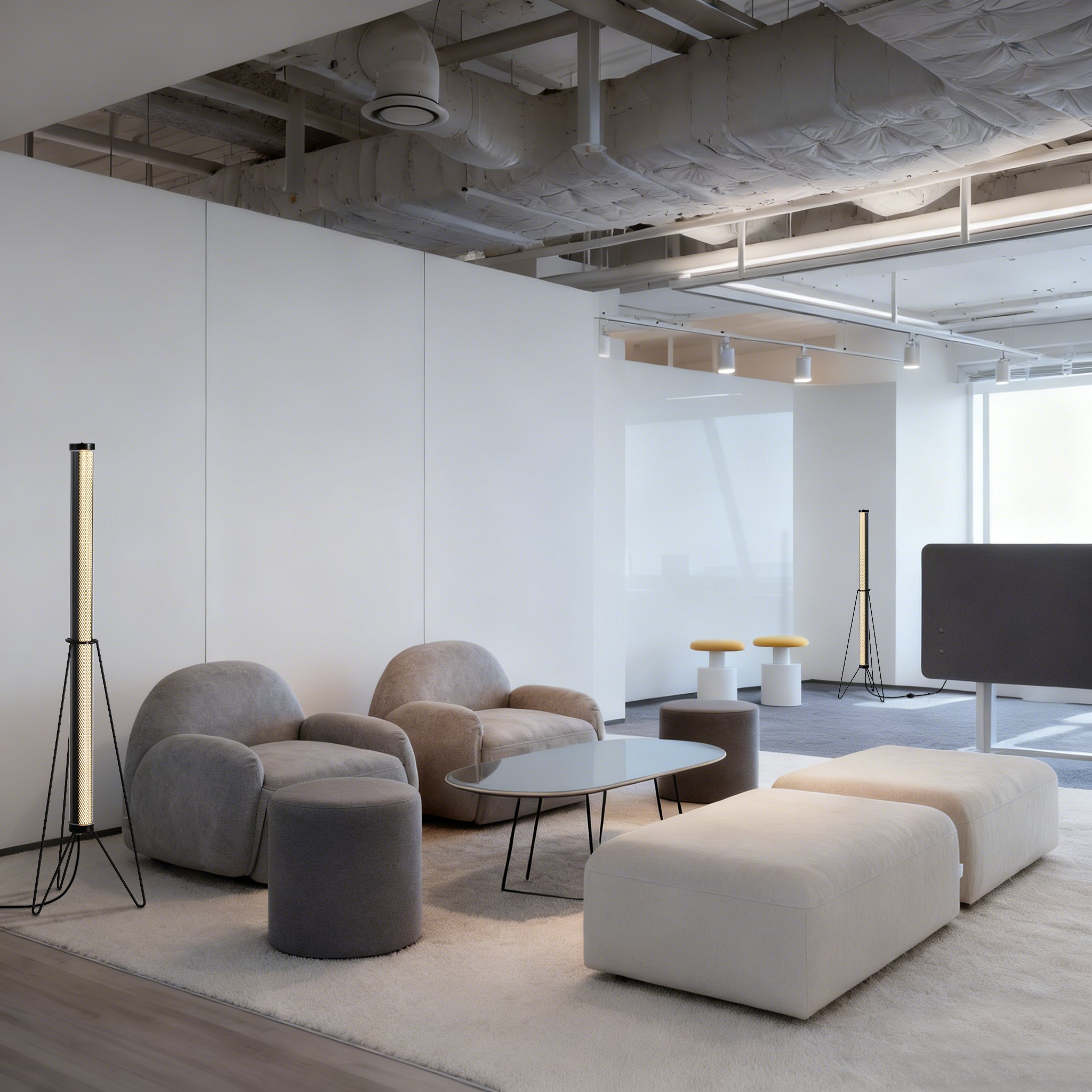 MANI IP67 IK10 Tubular Floor Lamp for indoor and outdoor use