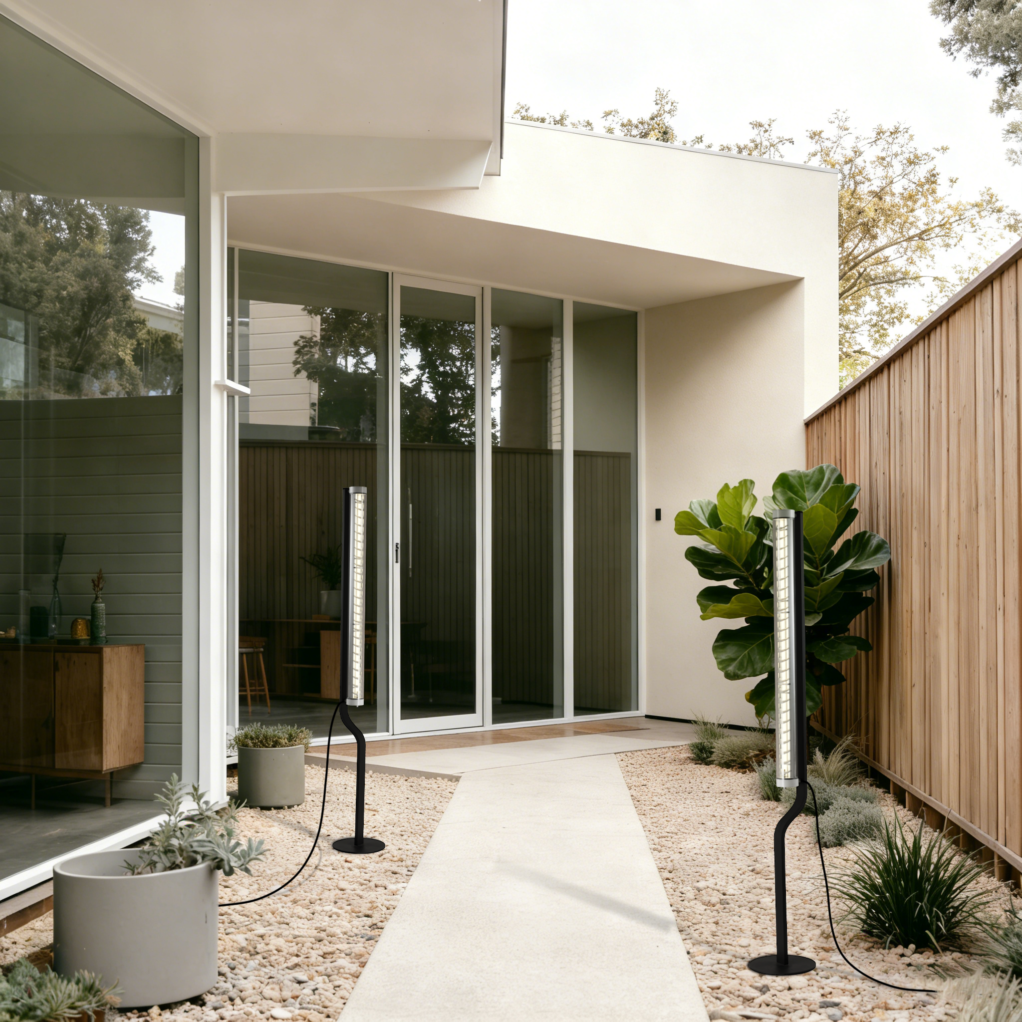 MANI IP67 IK10 Tubular Floor Lamp for indoor and outdoor use