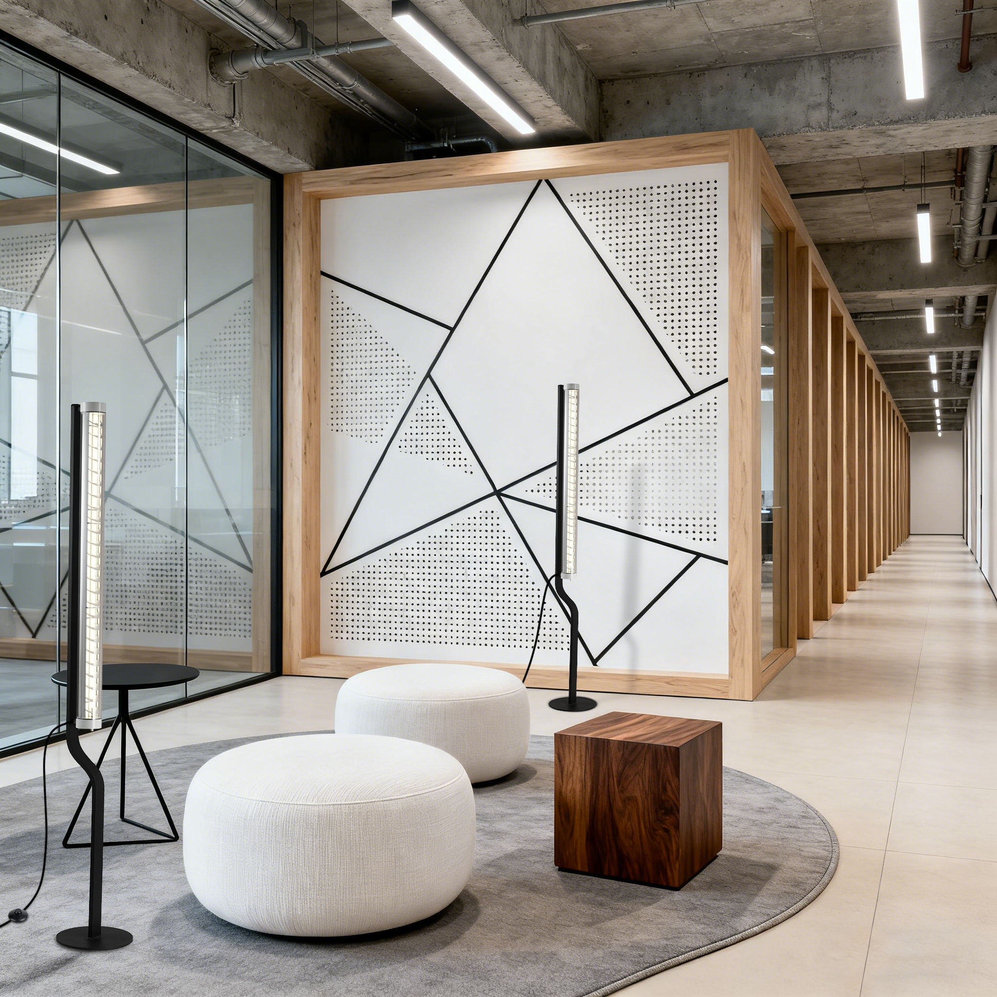 MANI IP67 IK10 Tubular Floor Lamp for indoor and outdoor use