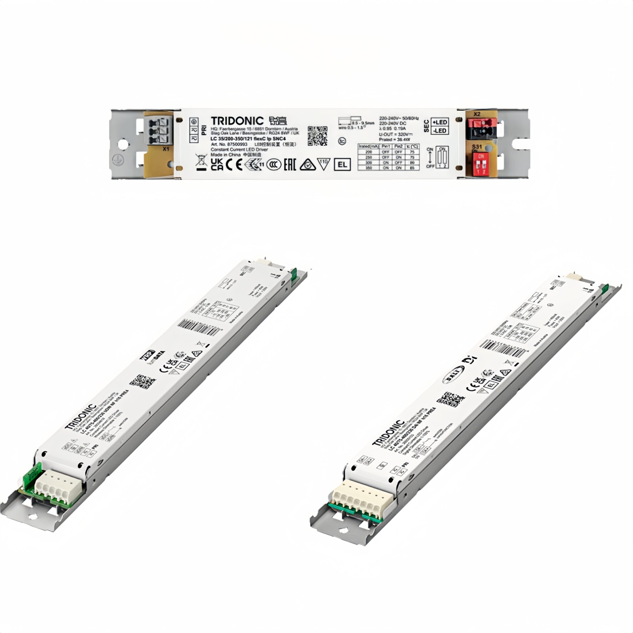 Industrial isolated LED driver and control circuit layout for Ø100 mm LED tri-proof tubular light