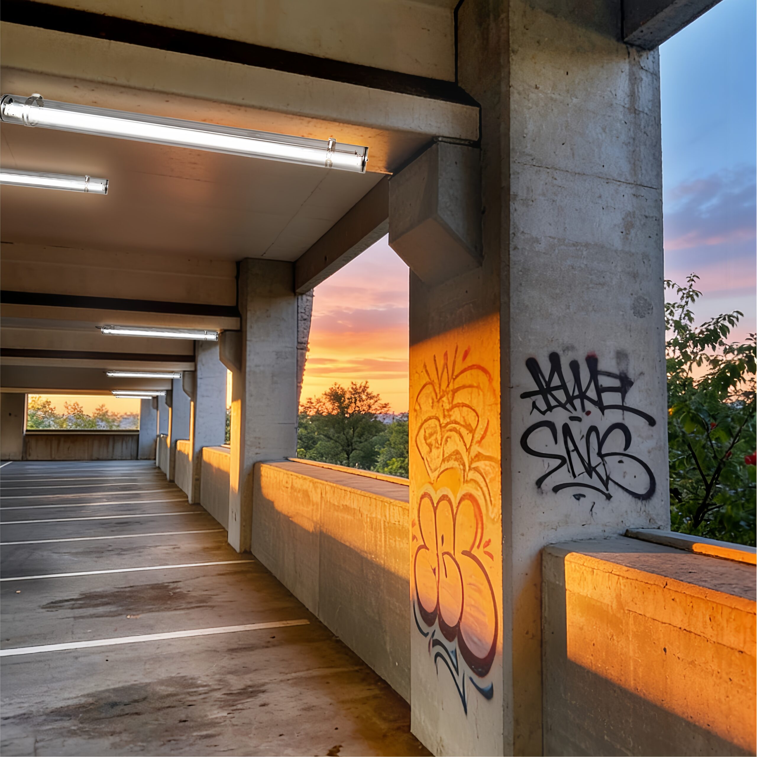 MANI Commercial tubular luminaire featuring an internal replaceable T8 LED tube, suitable for suspension or surface mounting