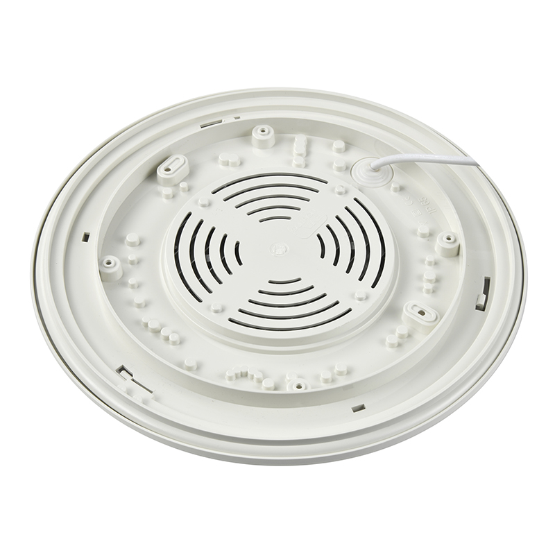 MANI MC-802 round LED bulkhead ceiling light in white finish with opal diffuser