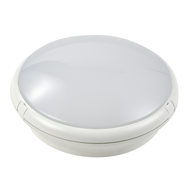 MANI Model 801 LED ceiling light for corridor and public areas, round bulkhead design