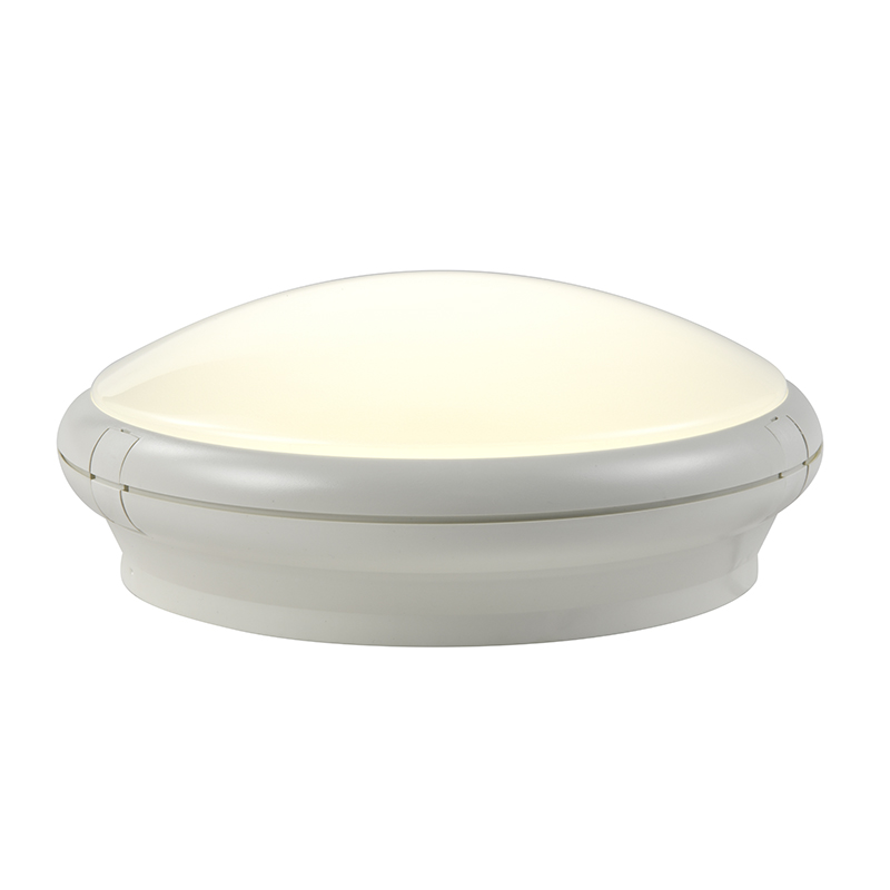 MANI Model 801 LED ceiling light for corridor and public areas, round bulkhead design