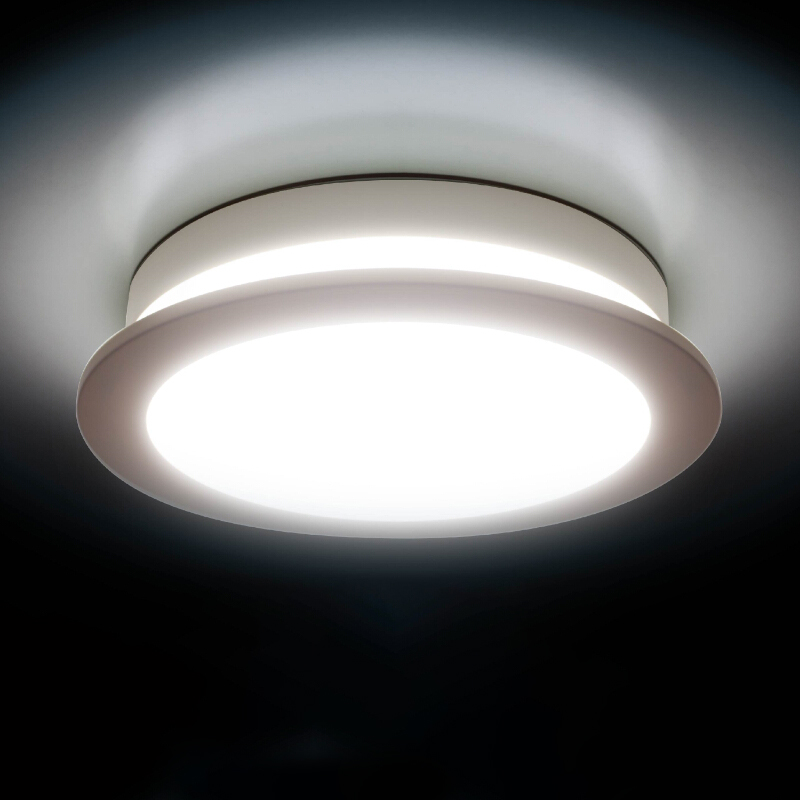 MANI MA-8008 slim round LED ceiling light with uniform diffused lighting