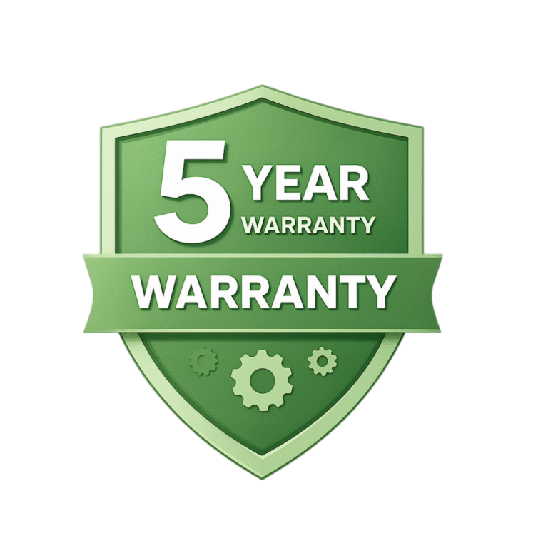 MANI provide a minimum 5-year warranty based on verified testing and controlled production processes