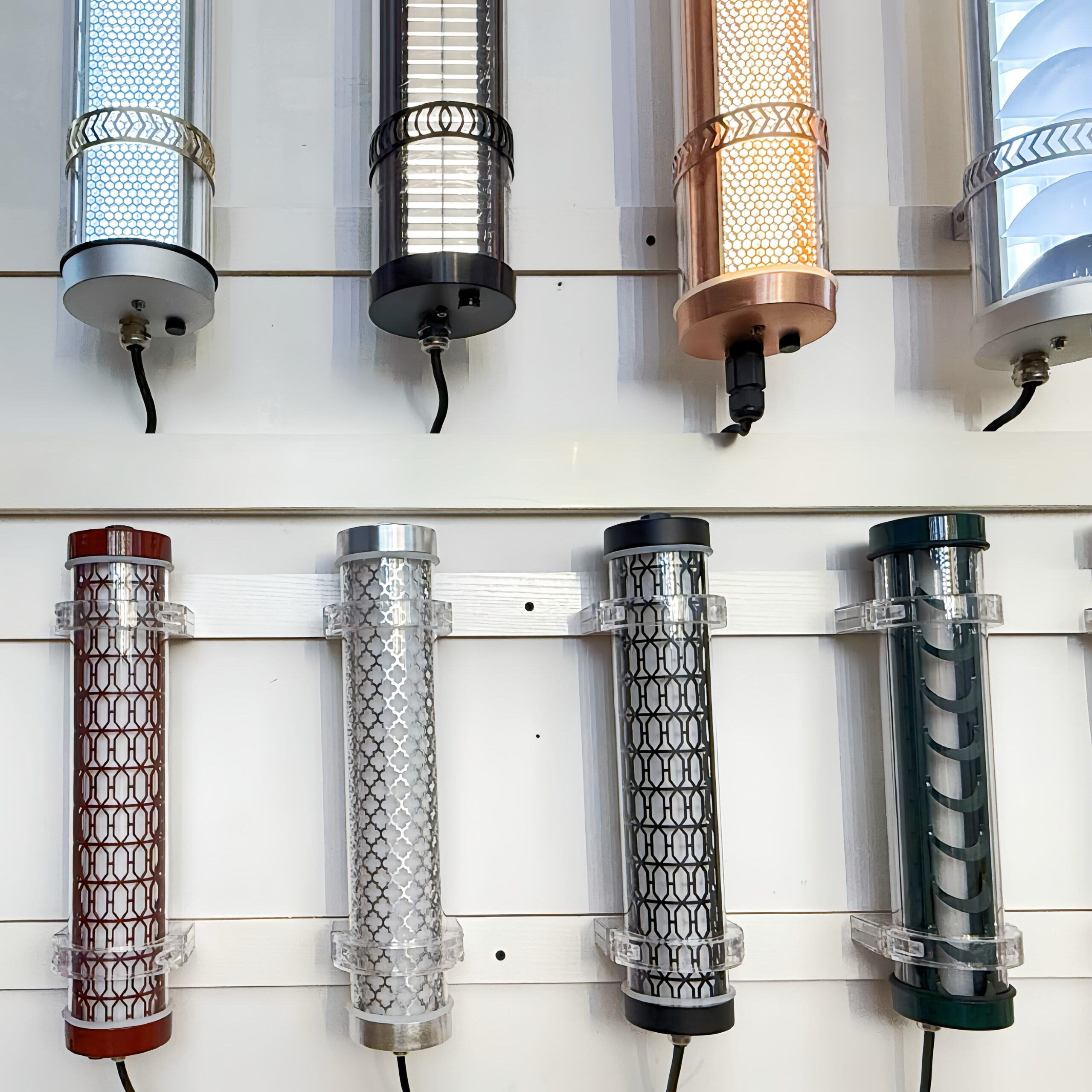 MANI wall mounted tubular light waterproof 360 illumination
