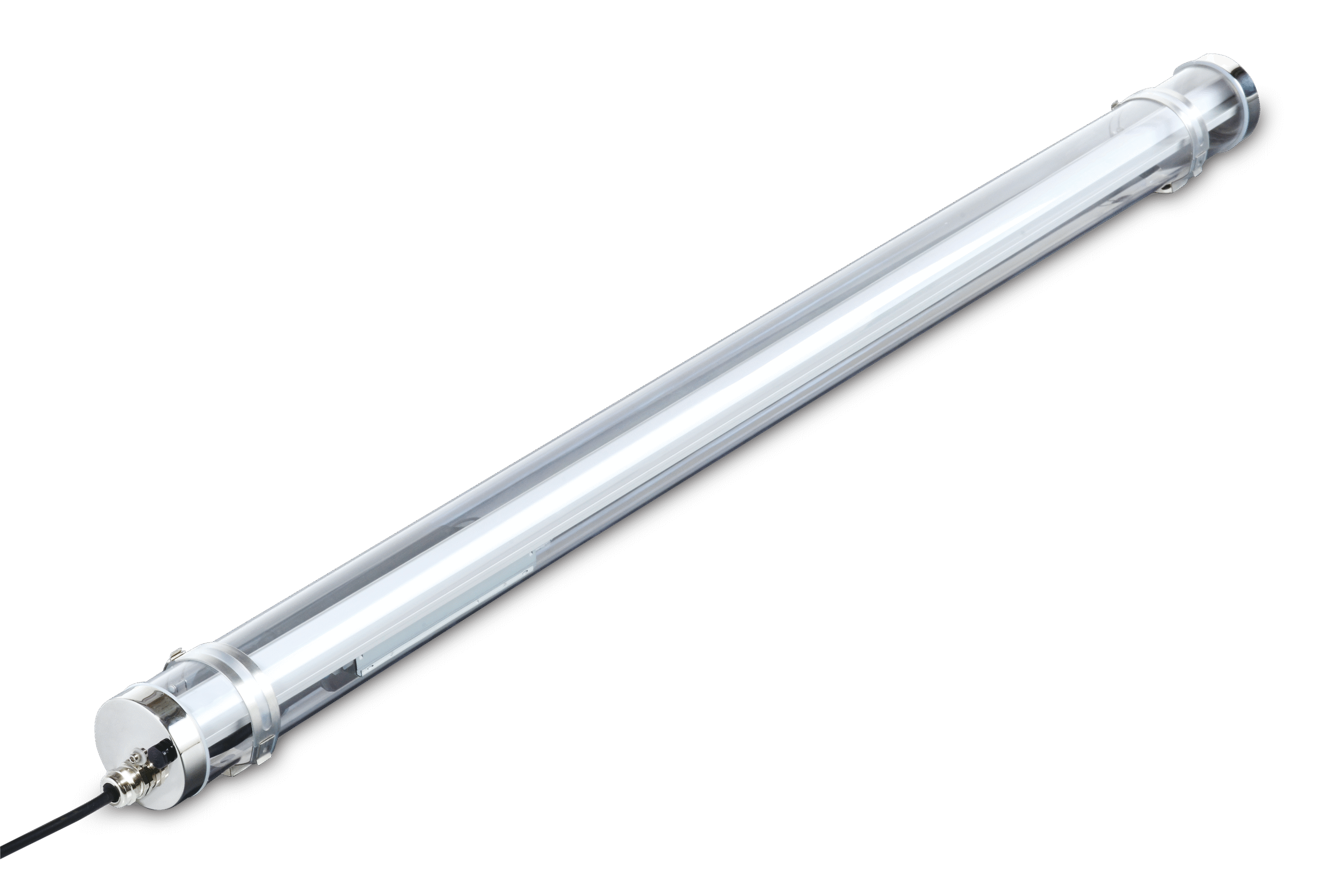 Close-up of LED tri-proof light sealing structure and gasket design