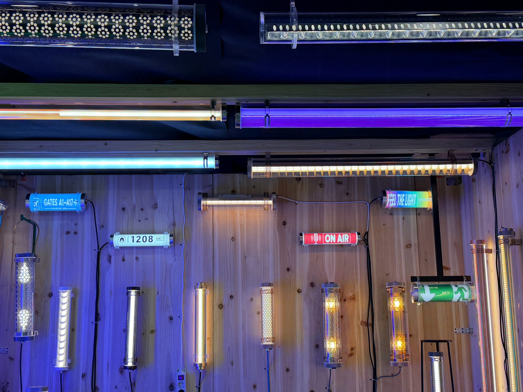Custom architectural tubular LED lighting production and specification details