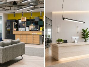 Tubular lighting vs linear lighting for commercial interiors