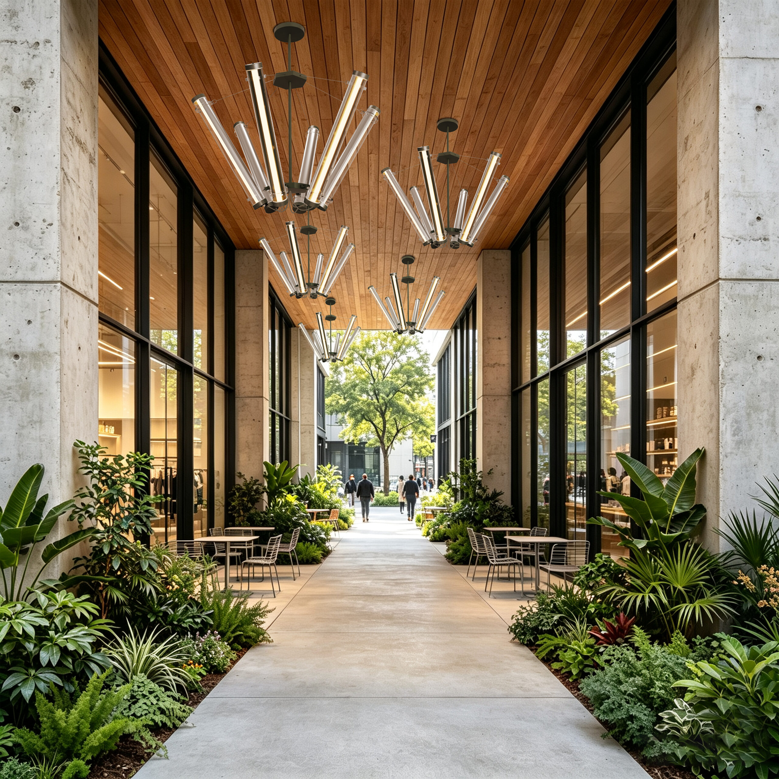 MANI lighting used in a residential or public corridor